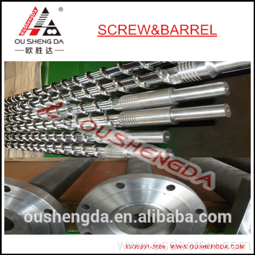 Screw and barrel for extruder / PET extruder screw and barrel